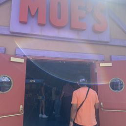 Exterior outside entrance of Moe's Tavern - Universal City, California Exterior outside entrance of Moe's Tavern - Universal City, California