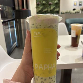 Rapha Tea - Ube matcha milk tea - Bubble Tea Near Me - Temecula, California