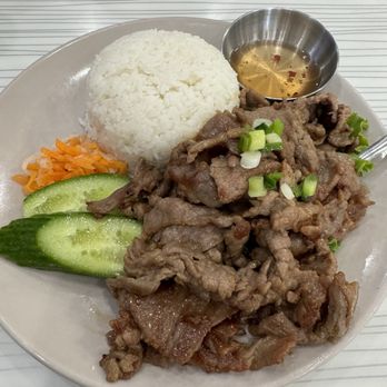 Viet Time - Grilled Beef Rice Plate - Vietnamese Near Me - San Bruno, California