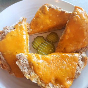 Ricky's Cafe - tuna melt on a dinner roll, came out a little cold but tasted pretty nice, I will definitely come back for more. - Breakfast & Brunch Near Me - Jackson Heights, New York