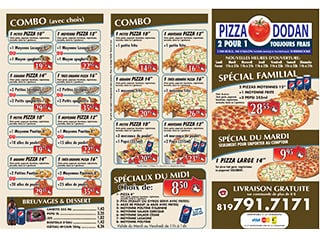 Menu photo 1 Pizza Dodan Sherbrooke, QC