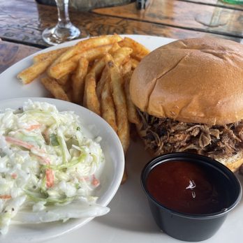 The Conch House Restaurant - Pulled Pork Sandwich - Caribbean Near Me - Saint Augustine, Florida The Conch House Restaurant - Pulled Pork Sandwich - Caribbean Near Me - Saint Augustine, Florida