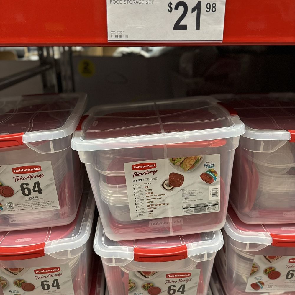 Costco - My husband says I don't need any more Tupperware. - Wholesale Stores Near Me - Orland Park, Illinois