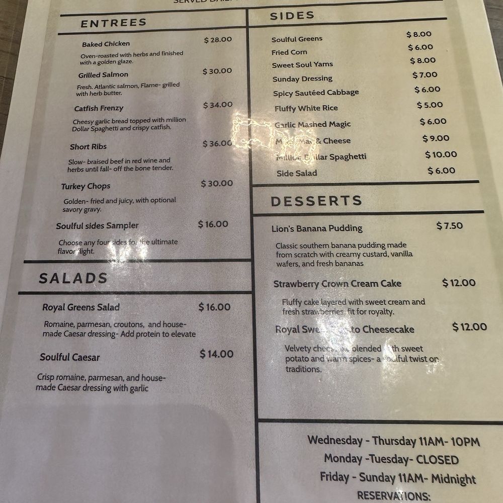The Greedy Lion - Soul Food Near Me - Houston, Texas The Greedy Lion - Soul Food Near Me - Houston, Texas