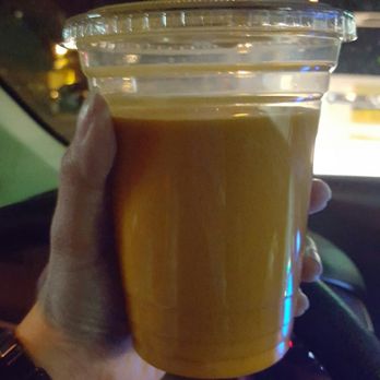 Ayada Thai - This is how much they gave me without ice. I'm sure they could have at least filled it up to the second line.. - Thai Near Me - Elmhurst, New York