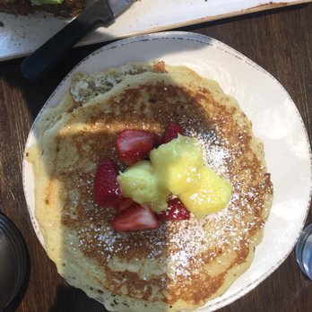 First Watch - Lemon Ricotta Pancakes - delish and big enough to share with friends. - Breakfast & Brunch Near Me - Northglenn, Colorado