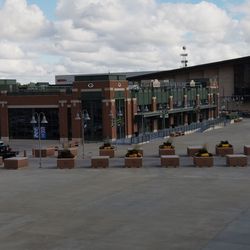 Johnsonville Tailgate Village - Quiet, but not yesterday!