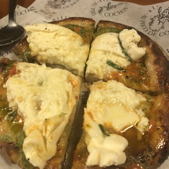Cabane à Sucre Au Pied de Cochon - Burrata pizza - Canadian (New) Near Me - Mirabel, Quebec Cabane à Sucre Au Pied de Cochon - Burrata pizza - Canadian (New) Near Me - Mirabel, Quebec