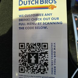 Scan menu