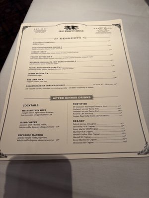 Menu photo 2 Old Ebbitt Grill Washington, DC, DC Menu photo 2 Old Ebbitt Grill Washington, DC, DC