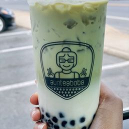 Matcha Milk, Brown Sugar Boba