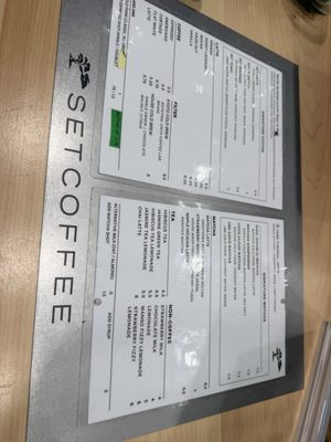 Menu photo 1 SET Coffee Chino, CA Menu photo 1 SET Coffee Chino, CA