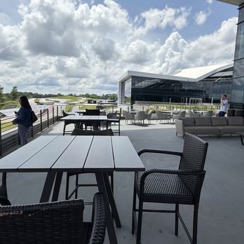 Porsche Experience Center- Atlanta - Rooftop seating for cafe - Driving Schools Near Me - Atlanta, Georgia
