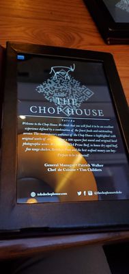 Menu photo 2 The Chop House Toledo Toledo, OH