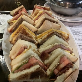 Anyplace Cocktail Lounge - Sandwiches- belt and hamburger sandwich - Lounges Near Me - Honolulu, Hawaii