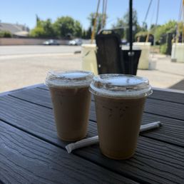 iced brown sugar lattes