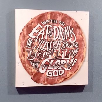 Pizza Ranch - a quote on a wall - Pizza Near Me - Champlin, Minnesota