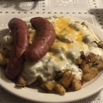 Talkeetna Roadhouse - Hot Mess Homefries* Reindeer Sausage Link* - Cafes Near Me - Talkeetna, Alaska Talkeetna Roadhouse - Hot Mess Homefries* Reindeer Sausage Link* - Cafes Near Me - Talkeetna, Alaska