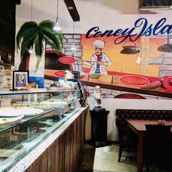 Surf City - Pizza making and display area - Pizza Near Me - Brooklyn, New York Surf City - Pizza making and display area - Pizza Near Me - Brooklyn, New York