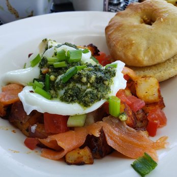 Broadway Deli - Poached bowl with a bialy! - American Near Me - Brunswick, Maine