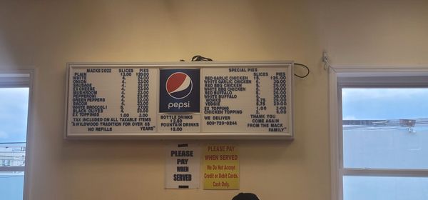 Mack's Pizza by null