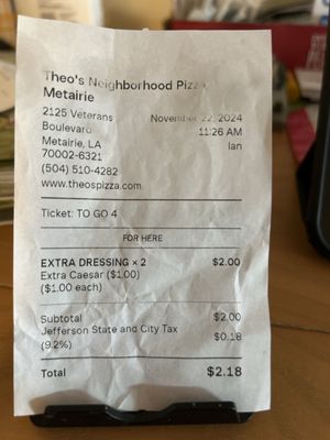Theo's Neighborhood Pizza by null