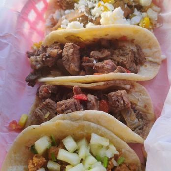 Pistolero's - Pork, 2 fajita and pastor tacos. - Mexican Near Me - Houston, Texas Pistolero's - Pork, 2 fajita and pastor tacos. - Mexican Near Me - Houston, Texas