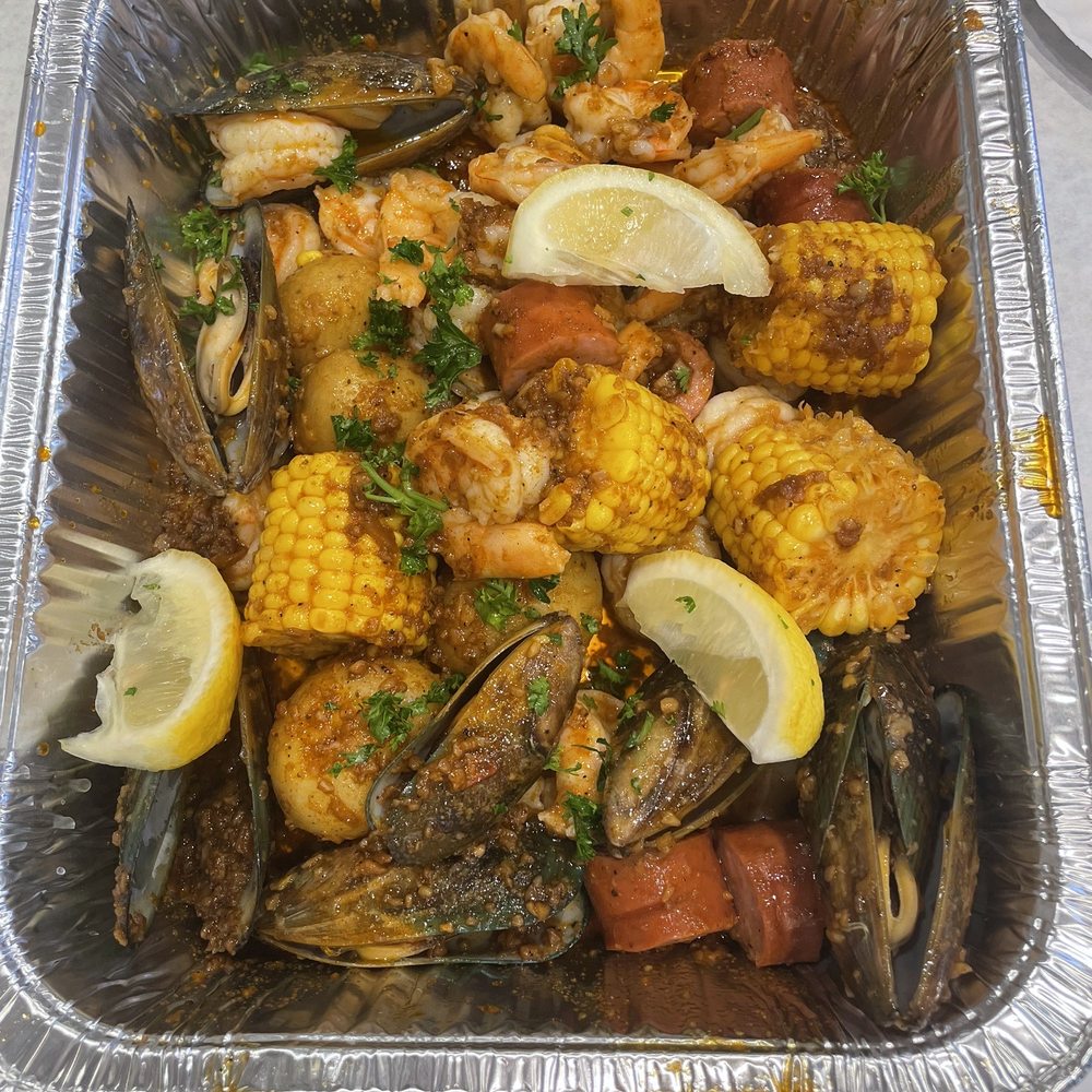 Shell Seafood Shack - Dock combo -shrimps/mussels Cajun Mix - Seafood Near Me - Chino Hills, California Shell Seafood Shack - Dock combo -shrimps/mussels Cajun Mix - Seafood Near Me - Chino Hills, California