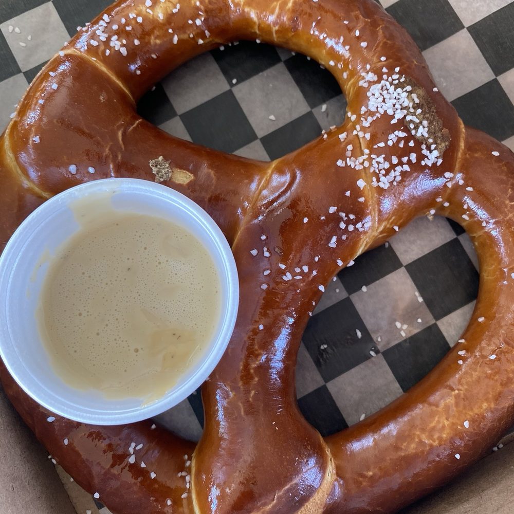 Brew Nation - Pretzel with house-made beer cheese - Pizza Near Me - Celina, Ohio Brew Nation - Pretzel with house-made beer cheese - Pizza Near Me - Celina, Ohio