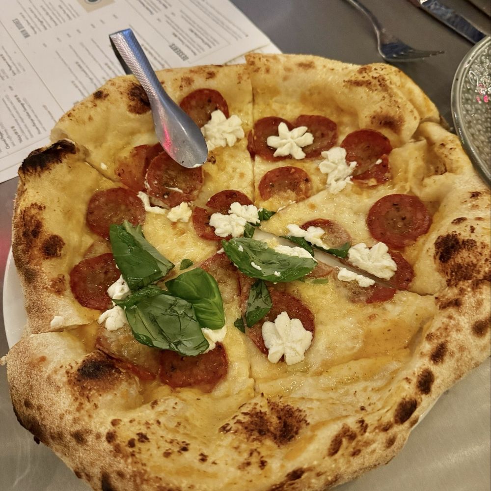 Piccolo Buco by Cooper's Hawk - Spicy Pepperoni (yellow sauce) - Italian Near Me - Naperville, Illinois Piccolo Buco by Cooper's Hawk - Spicy Pepperoni (yellow sauce) - Italian Near Me - Naperville, Illinois