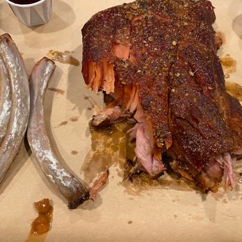 Big Hoffas - The 1/4 rack of rib, no side. Fall off the bone goodness!! - Barbeque Near Me - Westfield, Indiana Big Hoffas - The 1/4 rack of rib, no side. Fall off the bone goodness!! - Barbeque Near Me - Westfield, Indiana