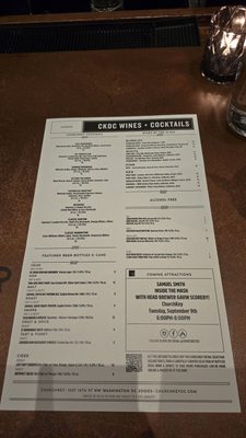 Menu photo 6 ChurchKey Washington, DC, DC