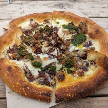 ALTA Bakery & Cafe - Sausage Pizza - Cafes Near Me - Monterey, California