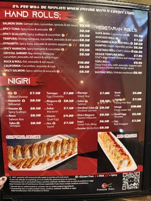 Menu photo 7 Paradise Sushi and Grill Santa Rosa, CA