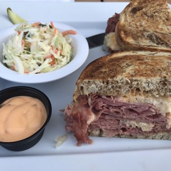 McAlister's Deli - The New Yorker: Corned Beef with Thousand Island dressing and sauerkraut (extra on side) sooo good! - Salad Near Me - Naples, Florida
