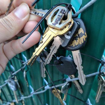 Escape Mission - Outside. If you successfully escape a room, you get to sign keys and zip-tie them to the fence outside. - Escape Games Near Me - Chattanooga, Tennessee
