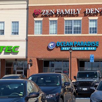 Ocean Paradise Restaurant & Bar - Exterior and parking - Seafood Near Me - Fairfax, Virginia