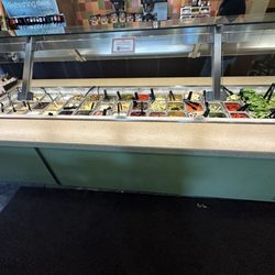 Jason's Deli - Salad bar. Lots of fresh vegetable choices, as well as dips, potato/pasta salad, pickles, olives and more.