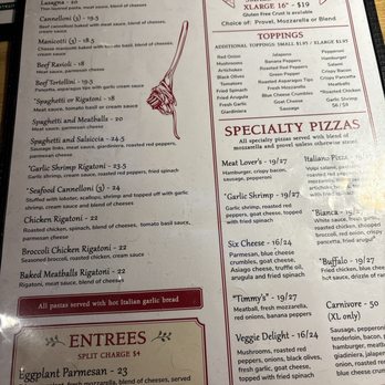 Liliana's Italian Kitchen - Menu p2 - Italian Near Me - St. Louis, Missouri