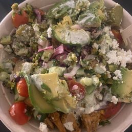Salad with avocado