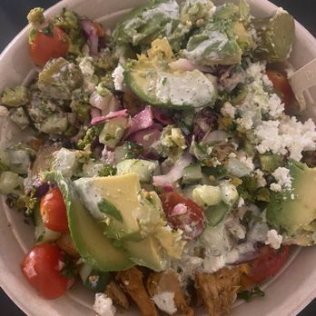 CAVA - Salad with avocado - Mediterranean Near Me - Hingham, Massachusetts