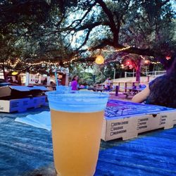 Swells'a Brewing Duck Dive Bar - The move... order pizza from Duck Pizza, bring it in over and enjoy some live music and a beer (or two ) under the trees!