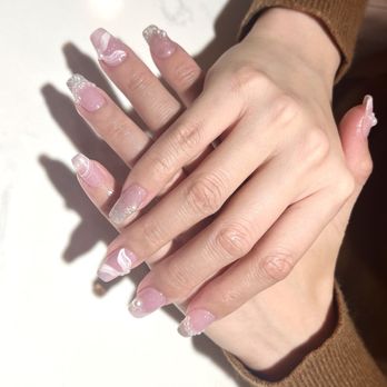 J’s Blossom Nail & Spa - nail tech Gigi did a great job on design,she is so nice and patience.I will visit here again - Nail Salons Near Me - Chicago, Illinois