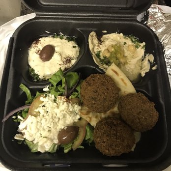Sinbad's Grill - Mazza Platter (best Baba ghanouj in OP) - Mediterranean Near Me - Overland Park, Kansas