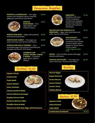 Menu photo 2 Taqueria Diana's Irving, TX Menu photo 2 Taqueria Diana's Irving, TX