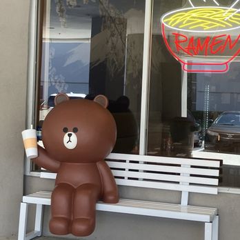 Sakura Ramen - Cute bear outside - Ramen Near Me - Oakland Park, Florida