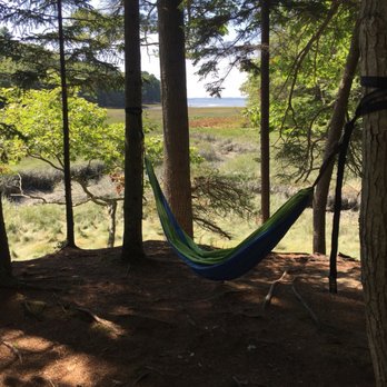 Wolfe's Neck Oceanfront Camping - View from our site! - Campgrounds Near Me - Freeport, Maine