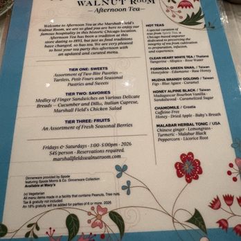 The Marshall Field's Walnut Room - American Near Me - Chicago, Illinois The Marshall Field's Walnut Room - American Near Me - Chicago, Illinois