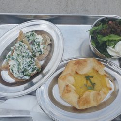 Copeland Springs Farm & Kitchen - Pick three: lemon curd pastry, strawberry salad, and ricotta toast