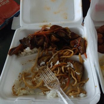 Cathay Express - #1 combo. My niece ate all the noodles and rice. - Chinese Near Me - Sacramento, California